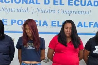 Una de las sospechosas tiene antecedentes penales.