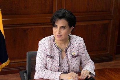 Gabriela Sommerfeld es la canciller del Ecuador.
