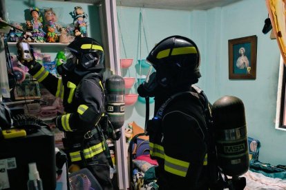 Los especialistas ingresaron y realizaron las labores de inspección.