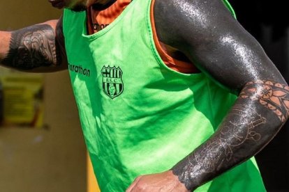 Jesús Trindade, volante de Barcelona, va por su segunda temporada.