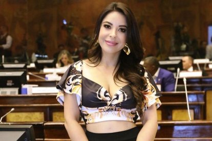 Pamela Aguirre, asambleista por la Revolución Ciudadana.