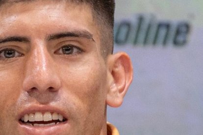 Braian Oyola jugador que ya tuvo minutos en Barcelona.