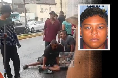 Armando Arrieta, de 23 años, fue agarrado por moradores. Casi lo matan.