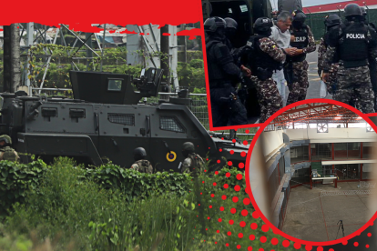 1. El carro blindado donde era trasladado el ex segundo mandatario ingresó a las 10:15 por la puerta del Centro de Privación de Libertad