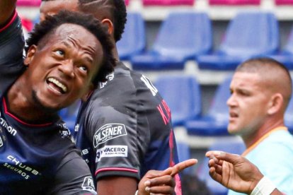 Romario y Renato Ibarra los hermanos de Independiente del Valle, el segundo hizo dos goles ante Libertad.