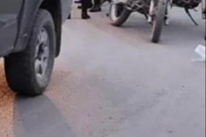 Dos de los presuntos implicados fueron detenidos en la vía a Caluma.