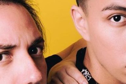 Víctor Aráuz y Álex Vizuete son amigos y actores ecuatorianos.