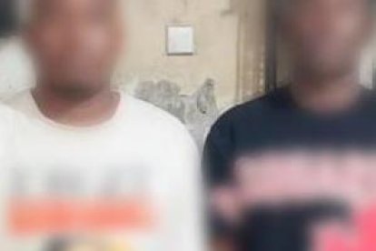 Los detenidos fueron presentados por las autoridades