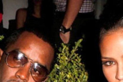 El cantante de rap junto a su exnovia Cassie.