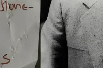 Montaje gráfico de la carta de Los Pepes en Ecuador y el capo colombiano Pablo Escobar