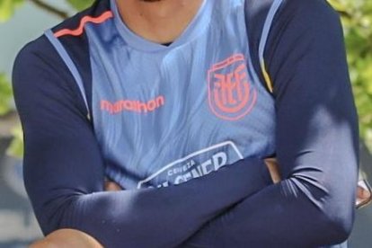 Ángel Mena ofensivo de la selección de Ecuador.