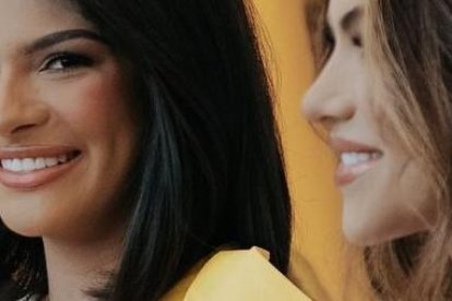 El ministro de turismo Niels Olsen durante el homenaje a la Miss Universo en Guayaquil- Ecuador.