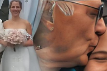 Furio Valbonesi en el día de la boda de su hija