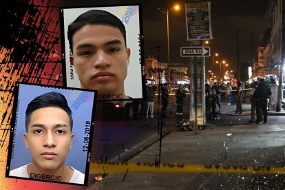 Los dos hermanos fueron atacados en este sector de Guayaquil, la noche del lunes.