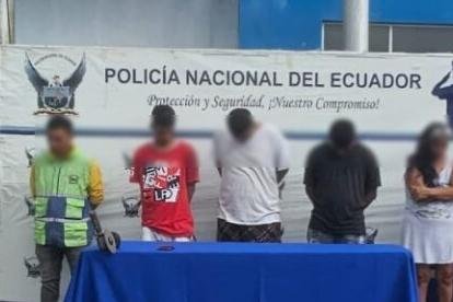 Policías detuvieron a seis sospechosos del doble secuestro en Durán.