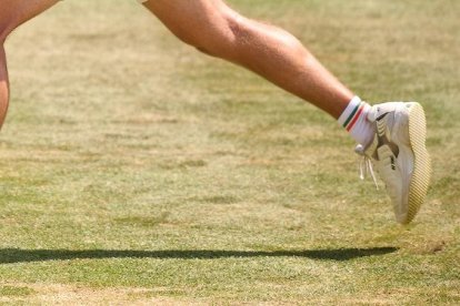 Hidalgo en su más reciente participación en Mallorca, donde fue segundo y ascendió al puesto #61 ATP en dobles