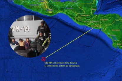 Tres ecuatorianos fueron detenidos en El Salvador.