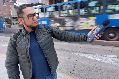 Sector de Túnel de Guayasamín, en el centro de Quito.