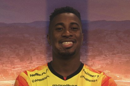 Bryan Carabalí nuevo jugador del Barcelona para la segunda etapa de LigaPro.