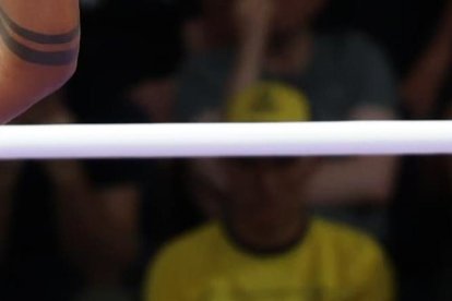 Gerlon Congo venció al medallista olímpico en Tokio, el brasileño Abner Teixeira en los Juegos Olímpicos 2024.