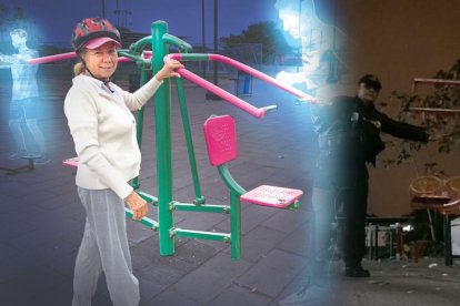 Gloria Bermeo no teme hacer ejercicio en la misma máquina donde fue captado un supuesto espectro.