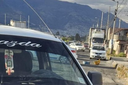 En este vehículo viajaron las víctimas desde Tungurahua hasta la capital.