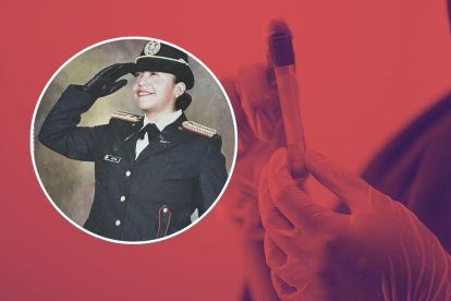 La subteniente fue enterrada en un cementerio del sur de Quito.