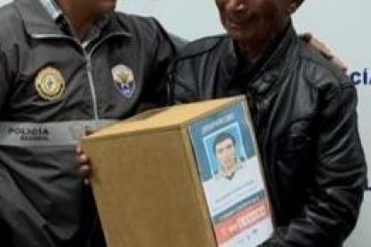 Don Ángel puede darle una sepultura digna a su hijo que despareció.