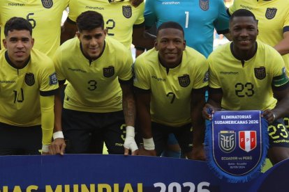 Este fue el once titular de Ecuador para enfrentar a Perú en el Rodrigo Paz en la fecha 8 de eliminatorias
