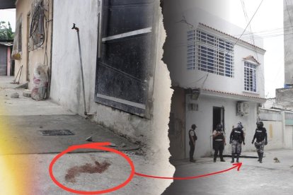 El pasado 4 de julio, la policía allanó esta casa donde la madruga de ayer se halló un saco con restos humanos.