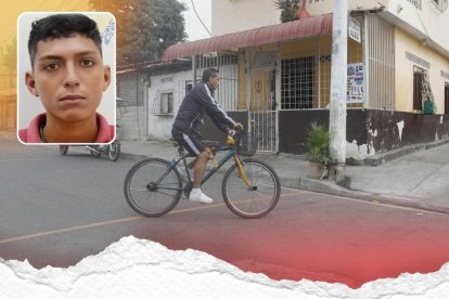 Jordán Ibarra Onofre estaba conversando en el portal de esta casa cuando fue atacado a tiros.