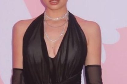 Luciana Guschmer en el Victoria’s Secret Fashion Show 2024, en Nueva York, Estados Unidos.