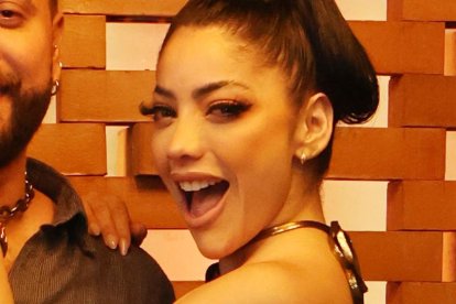 Nathalie Carvajal y Chicho Trujillo tras regresar de su luna de miel.