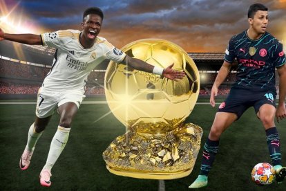 Vinícius Júnior, de Real Madrid, y Rodri, de Manchester City, parten como favoritos para ganar el galardón.