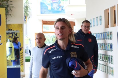 El seleccionador Sebastián Beccacece brindará una rueda de prensa.