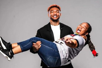 Michael Morales y su madre Katty Hurtado.