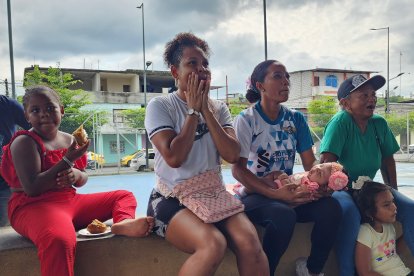 El nerviosismo se apoderó de los quinindeños en los primeros minutos del partido.