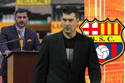 Ismael Rescalvo nuevo entrenador del Barcelona SC.