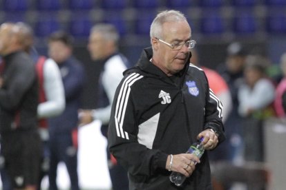 Jorge Célico dirigió ante la Universidad Católica (2-2) su último partido como timonel azul la noche del miércoles 25 de junio.