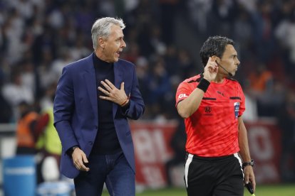 Tiago Nunes entrenador brasileño de Liga de Quito.