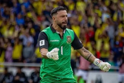 El portero Hernán Galíndez es fijo en la titularidad de la selección de Ecuador.