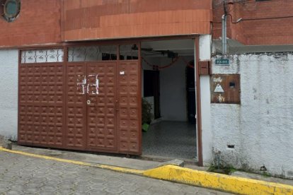 En este sitio fue donde hallaron al joven sin vida.