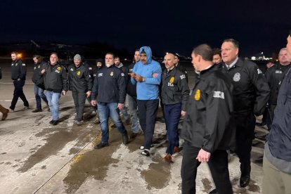 Nicolás Maduro arribó a Estados Unidos tras ser detenido en Caracas.