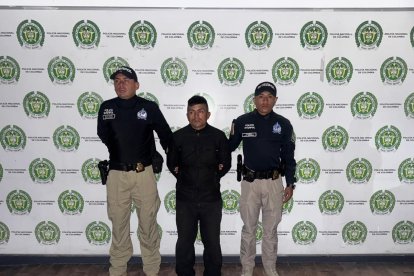 Miller Alejandro Cano Mateus, ciudadano colombiano, fue atrapado por la Interpol en Bogotá, Colombia.