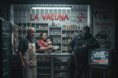 Los comercios en Ecuador a diario son blanco de extorsiones.