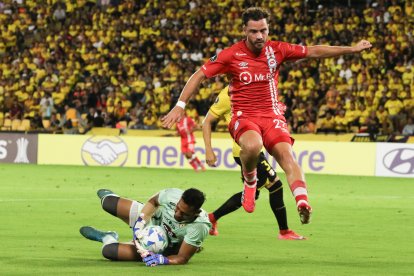 Argentinos Juniors superó a Barcelona SC en el juego de ida de Copa Libertadores.