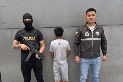 Un menor de 12 años fue señalado por la Policía Nacional por el presunto delito de extorsión en Manta