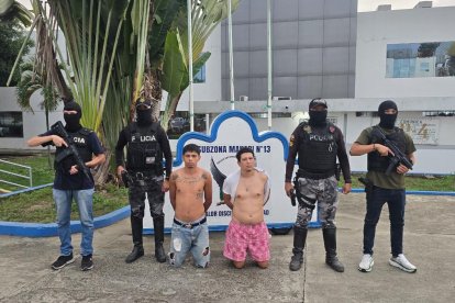 Los aprehendidos fueron puestos a disposición de las autoridades judiciales competentes.