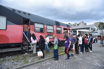 La estación de Chimbacalle se inauguró en 1908, en el mandato del presidente Eloy Alfaro.