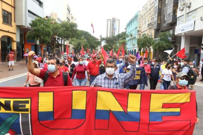 Las protestas contra reformas laborales y la inseguridad se sentirán este viernes en Guayaquil.